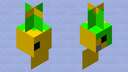 Young yellow wollhop Minecraft Mob Skin