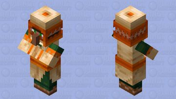 Wandering Trader Desert Minecraft Mob Skin