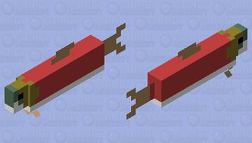 Simple salmon Minecraft Mob Skin