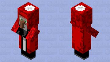 Santa villager (for christmas jam:) Minecraft Mob Skin