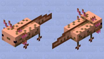 Spotted Axolotl Minecraft Mob Skin