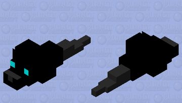 black mouse Minecraft Mob Skin