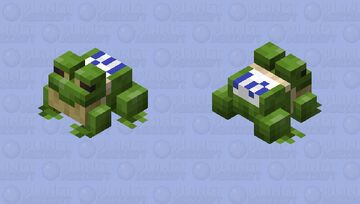 Racing Frog- Navy #10 Minecraft Mob Skin