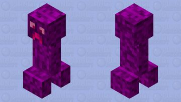De Pink Creeper Minecraft Mob Skin