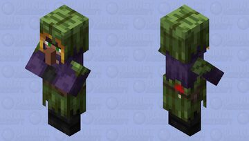 Wandering Trader Swamp Minecraft Mob Skin