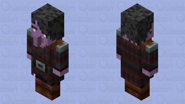 pink emo pillager Minecraft Mob Skin