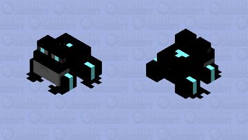 Tron Frog, Blue Minecraft Mob Skin