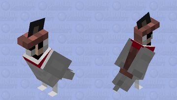 Wolf Armored Parrot (That’s Wolf Variant) Minecraft Mob Skin