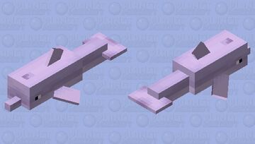 pink dolphin Minecraft Mob Skin