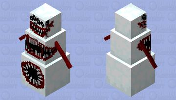 Snow Golem From Hell CREEPYPASTA ENTITY Minecraft Mob Skin