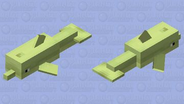 olive dolphin Minecraft Mob Skin