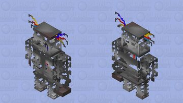 Endoskeleton from FNAF Minecraft Mob Skin