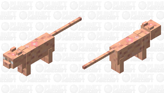 Cherry blossom ocelot 🌸 Minecraft Skin
