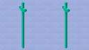Trident, But it's Undyne's Spear Minecraft Mob Skin