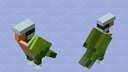 mustache parakeet | parrot reskin Minecraft Mob Skin