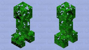 Modernised creeper Minecraft Mob Skin