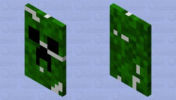 Creeper aw cape! Minecraft Mob Skin