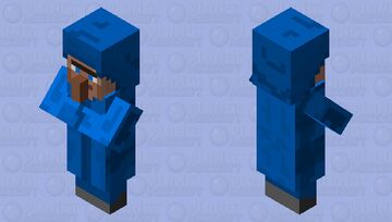 Blue villager Minecraft Mob Skin