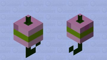 Posion fish bobber Minecraft Mob Skin