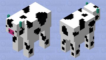 black and wite cow Minecraft Mob Skin
