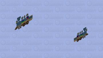 Астрид в Броне Рыцаря Паровозик Из Assassin's Creed Герои в масках Игра Astrid Dragon Scale Armour Knight Train Locomotive In Assassin's Creed PJ Masks Game Minecraft Mob Skin