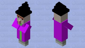 Simplified Witch Minecraft Mob Skin