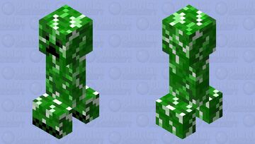 Modernised creeper Minecraft Mob Skin