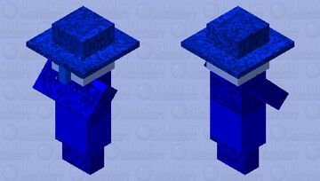 Blue Bucko villager Minecraft Mob Skin