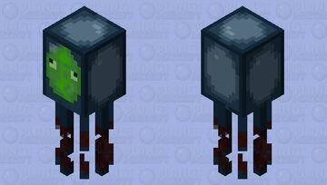 Undead Octopus Minecraft Mob Skin