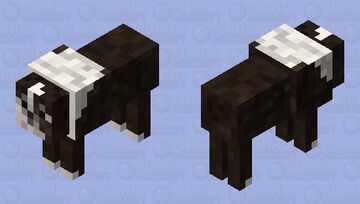 English Bulldog Minecraft Mob Skin