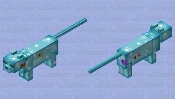 Liquid Water Cat Minecraft Mob Skin