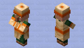 Desert Villager (Update) Minecraft Mob Skin