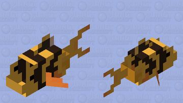 Clown Loach (Unfinished) Minecraft Mob Skin