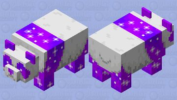 Galaxy Panda 🌌 +🐼 Minecraft Mob Skin