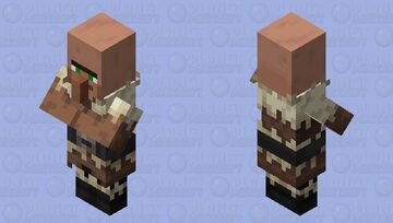 Taiga Villager Minecraft Mob Skin