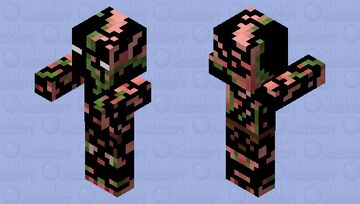 herobrine zombie pigman Minecraft Mob Skin