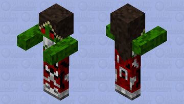 Bella w/ Red Camo Pants (Zombie Ver.) Minecraft Mob Skin