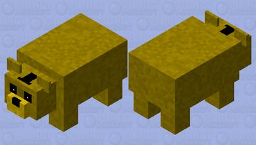 golden freddy Minecraft Mob Skin