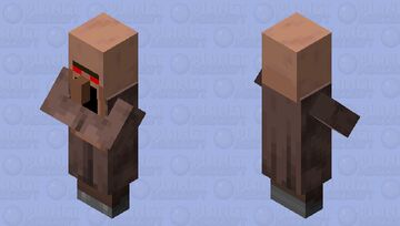 Screaming villager Minecraft Mob Skin