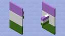 PRIDE DAY 23: SHIELD OF GENDQ. Minecraft Mob Skin