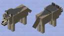 Gray Wolf Minecraft Mob Skin