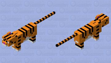 Tiger Cat Minecraft Mob Skin