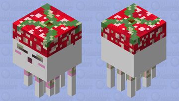 strawberry ghast Minecraft Mob Skin