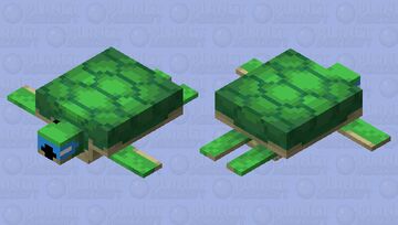 Scubba Turtle Minecraft Mob Skin