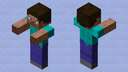 Steve but hostile Minecraft Mob Skin