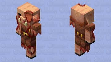 Half-Eaten Piglin(remastered) Minecraft Mob Skin