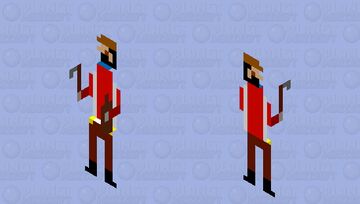Woodsman with the kindling Minecraft Mob Skin