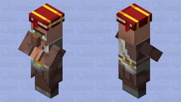 Librarian (Nether Clothes) (Re-Textured) Minecraft Mob Skin