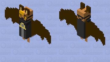 Zee the bat (my persona turned into a bat) Minecraft Mob Skin