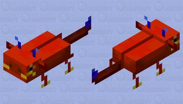 red baby dragon Minecraft Mob Skin
